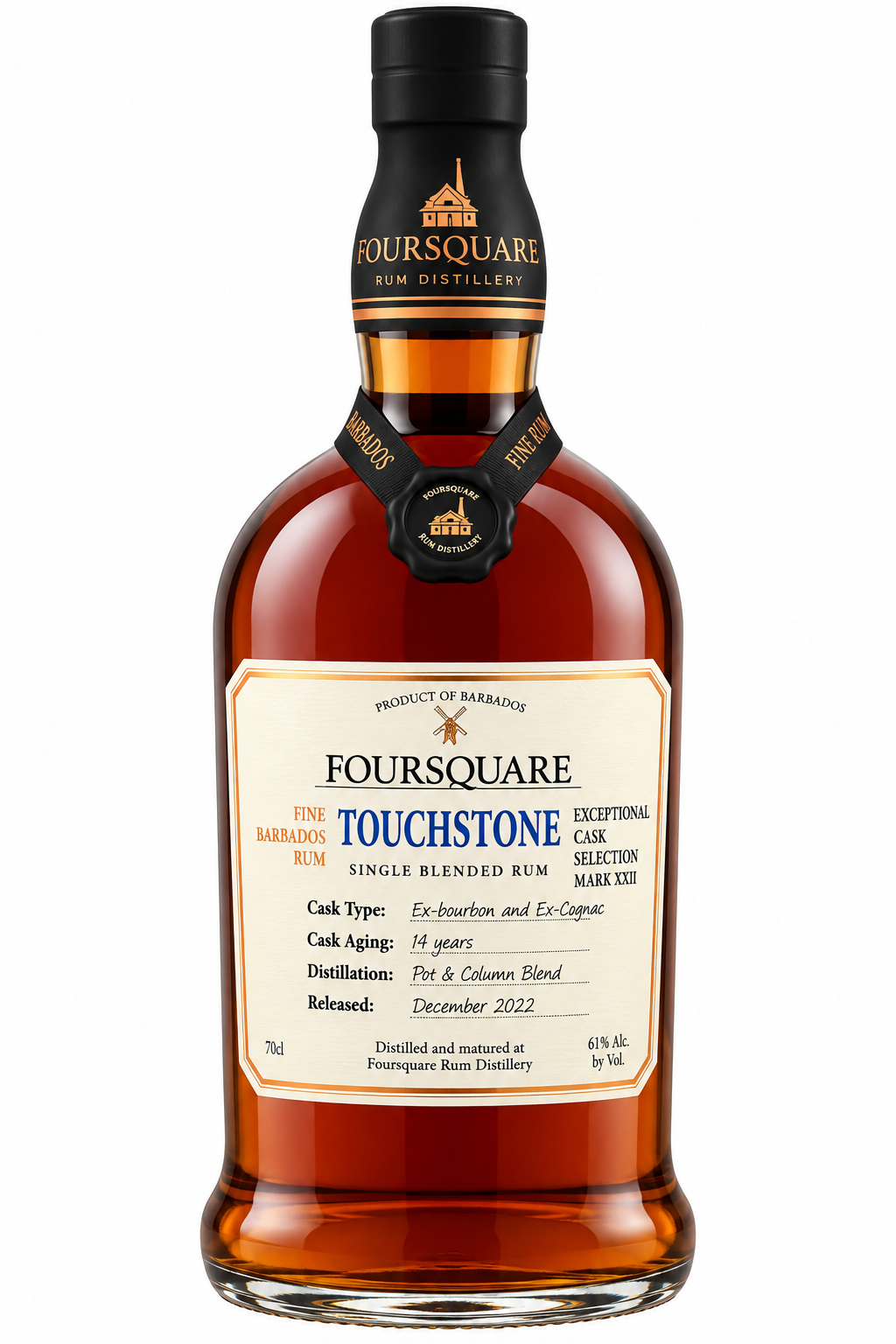 FOURSQUARE RUM TOUCHSTO 14A 61% 70CL